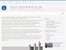 Tablet Screenshot of cortesi-costa.ch